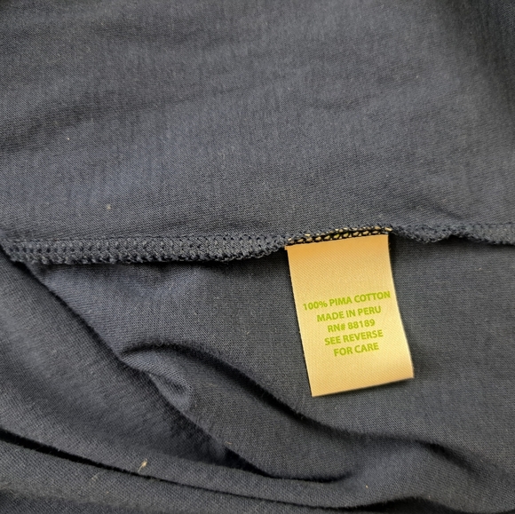 LILLY PULITZER Beckett Blouson Jersey Dress Navy Blue Size M - Picture 9 of 13